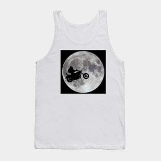 Big Foot, Big Bike and Big Bright Moon 1 Tank Top